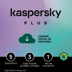 Kaspersky Plus 5 Dispositivo 1 Año
