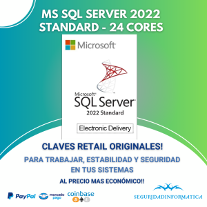MS SQL Server 2022 Standard – 24 cores